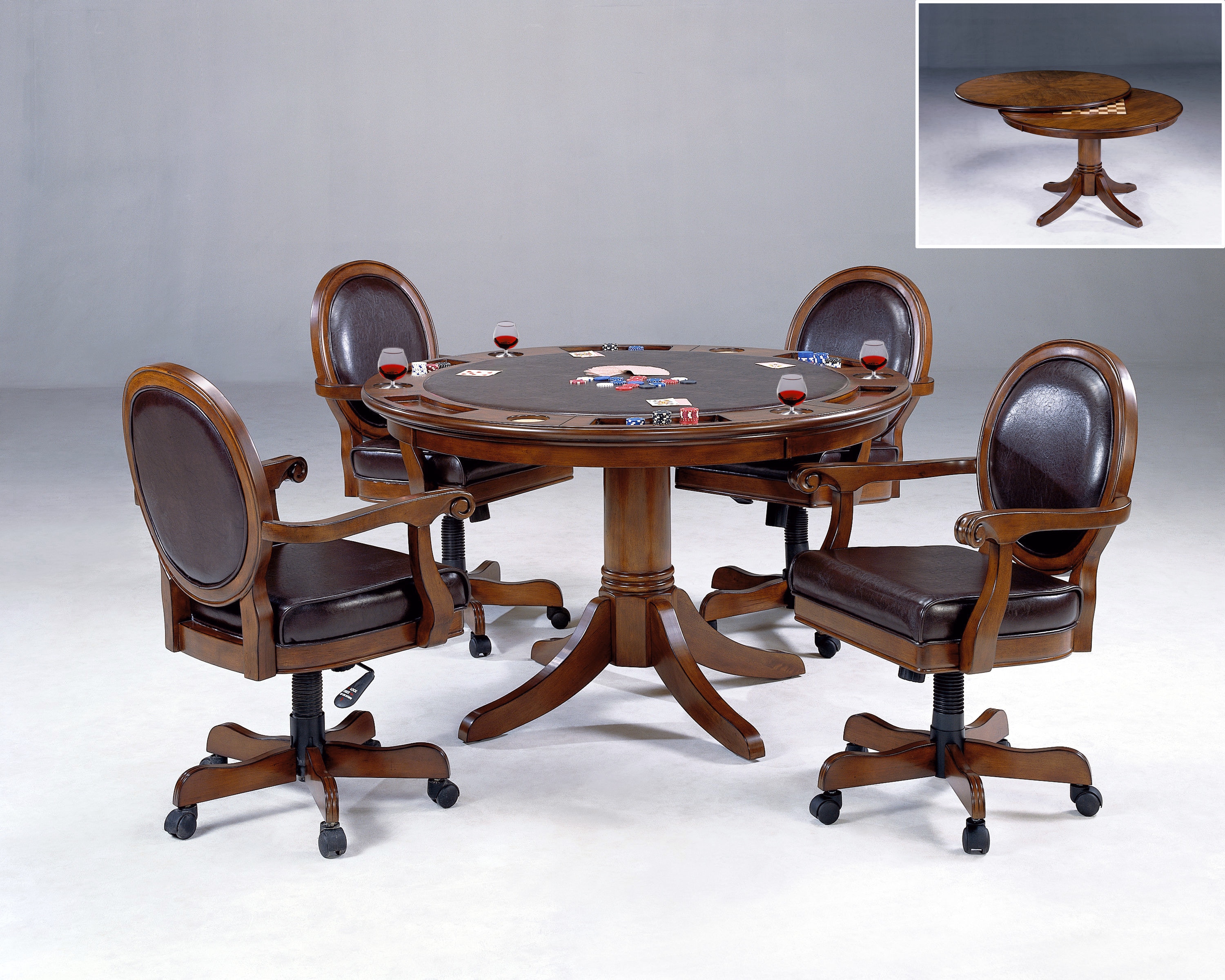 Game discount table chairs